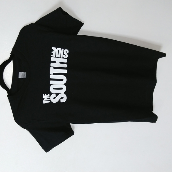 The Southside Short Sleeve Crew Neck Black T-Shirt - Picture 3 of 4